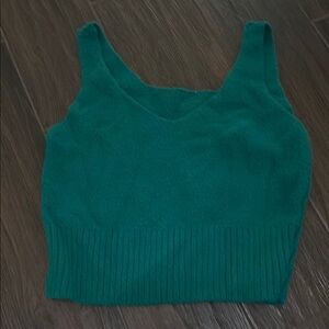 A New Day Teal Crop Top